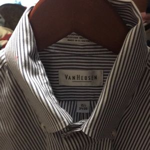 VanHuesen 151/2 pinpoint oxford 60%cotton 40%